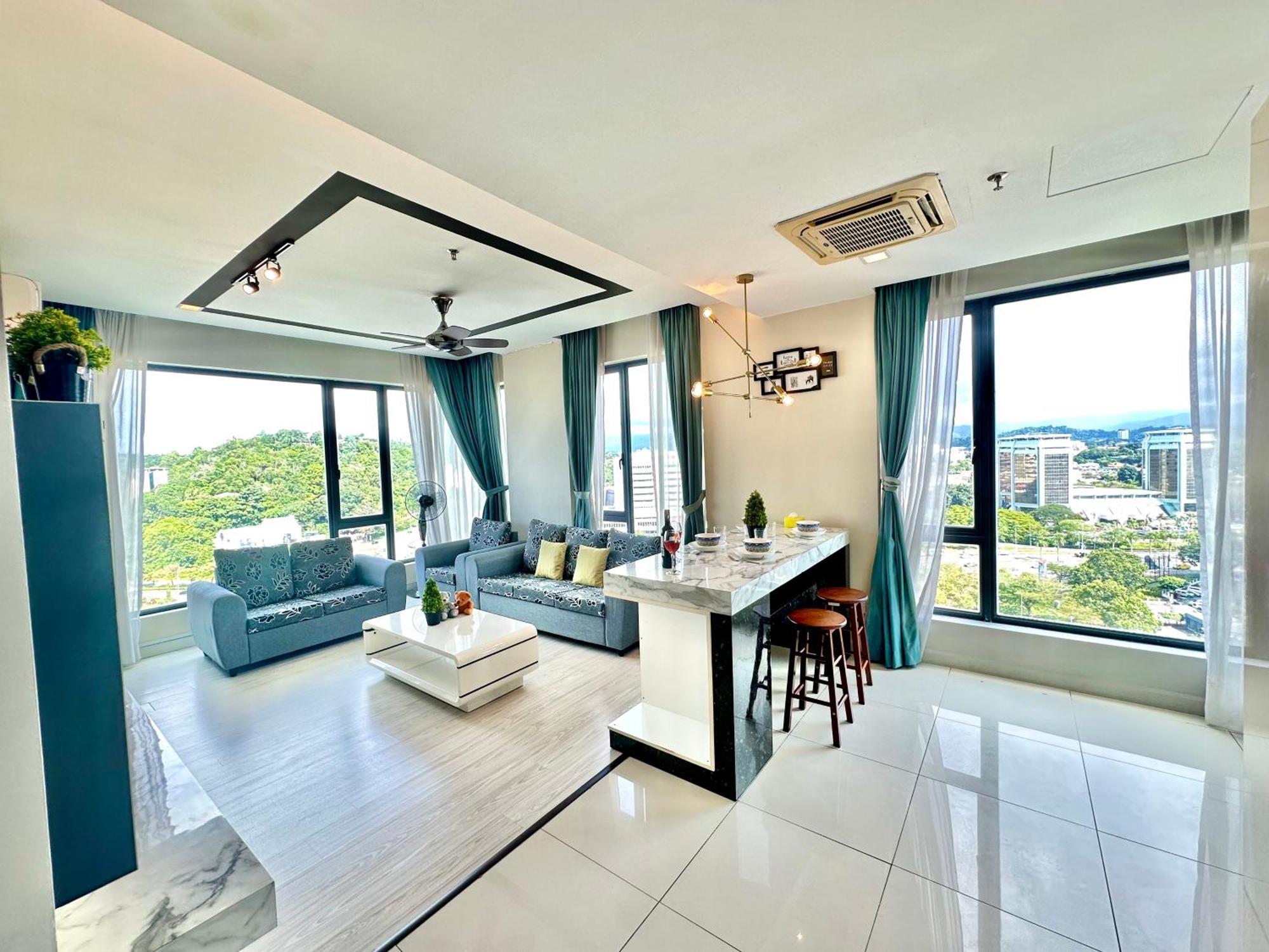 Cozy Living Sky Apartment Kota Kinabalu Extérieur photo